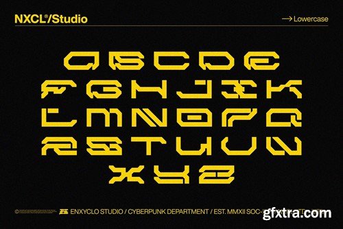 NCL Brayqose - Cyberpunk Futuristic Mecha Font MEVAWKS