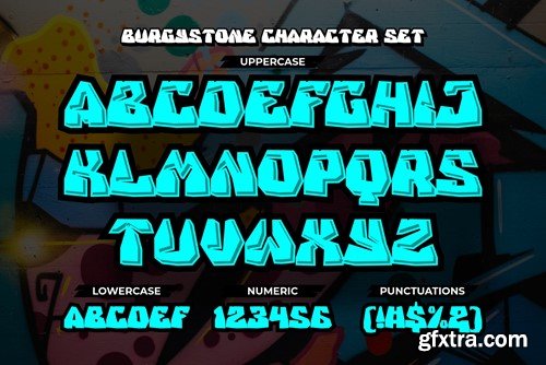 Burgystone - Bold Graffiti Font C5B9RRD