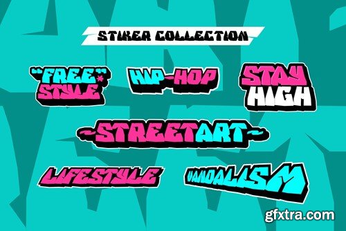 Burgystone - Bold Graffiti Font C5B9RRD