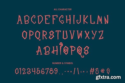 Witch Wand Display Typeface Y63NHH3