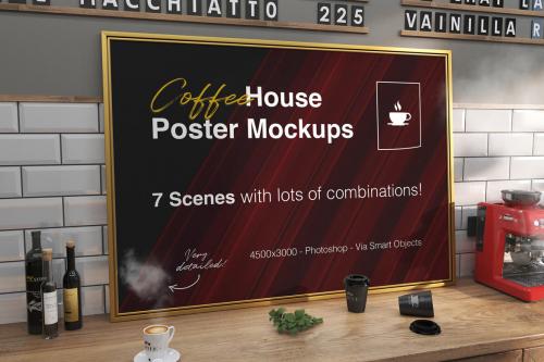 Deeezy - Coffee House Poster Mockups