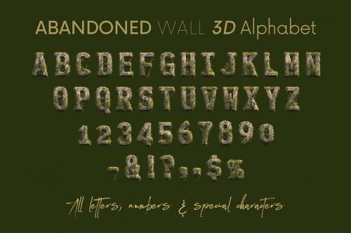 Deeezy - Abandoned Wall - 3D Lettering