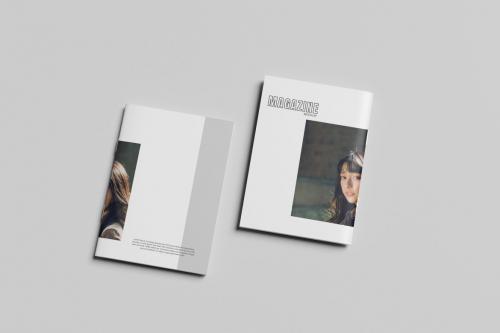 Deeezy - A4 Magazine - 6 Mockups