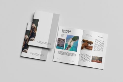 Deeezy - A4 Magazine - 6 Mockups