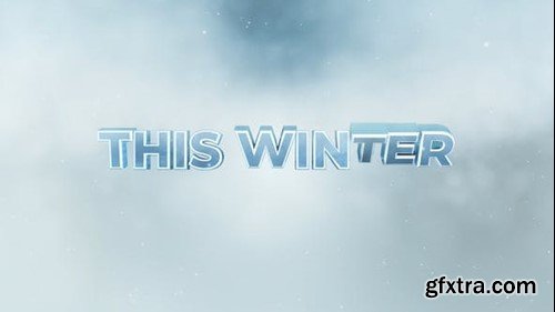 Videohive Winter 3D Text Trailer 49839246