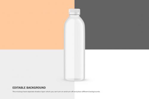 Deeezy - Plastic Water Bottle - PSD Mockup