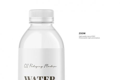 Deeezy - Plastic Water Bottle - PSD Mockup