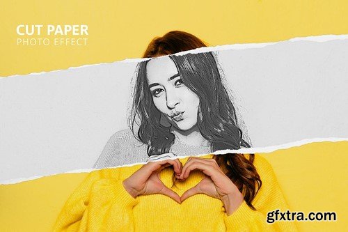 Cut Paper Photo Effect EXZEBQB