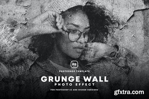 Grunge Wall Photo Effect 869M9G8