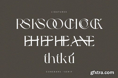 Conebars - Elegance Serif Font V3RSGKA