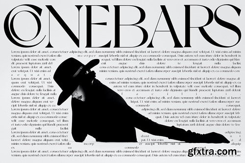 Conebars - Elegance Serif Font V3RSGKA