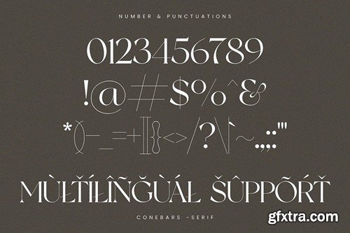 Conebars - Elegance Serif Font V3RSGKA