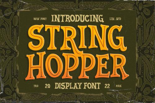 Deeezy - String Hopper - Display Font