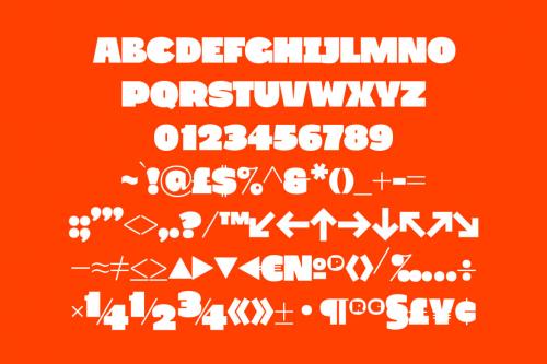 Deeezy - Winks Strong Heavy Display Font