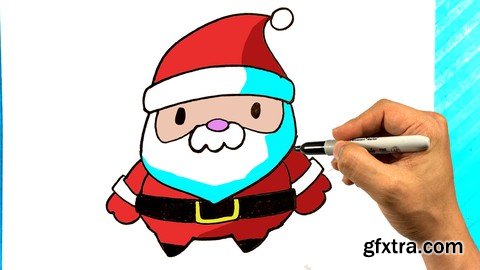 How To Draw Cute Christmas Drawings