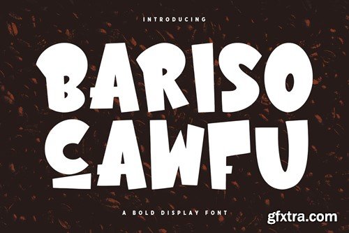 Bariso Cawfu Bold Display Font MPYTQ9M