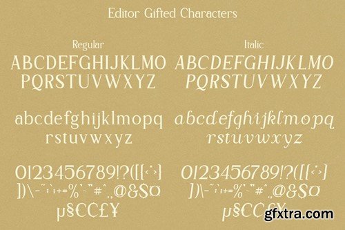 Editor Gifted - Modern Luxury Logo LUSQLHT