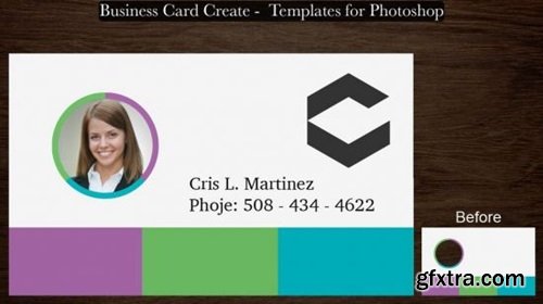 Business Card Create - Templates for Photoshop