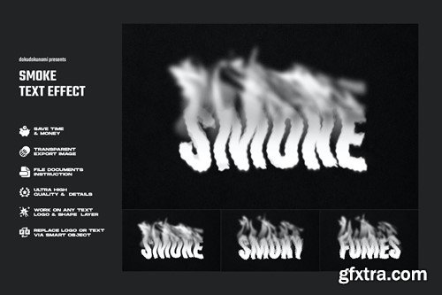 Smoke Text Effect 5GCRCVV