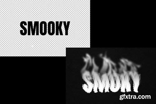 Smoke Text Effect 5GCRCVV