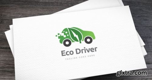 Green-Eco Car Logo Pack 8xAI