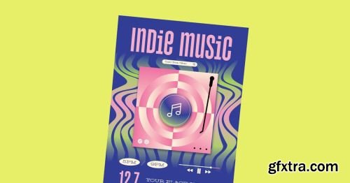 Indie Music Flyer Design Pack