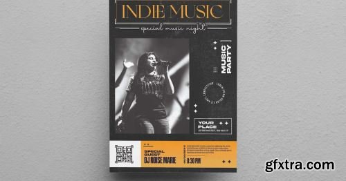 Indie Music Flyer Design Pack