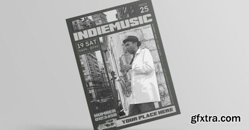 Indie Music Flyer Design Pack