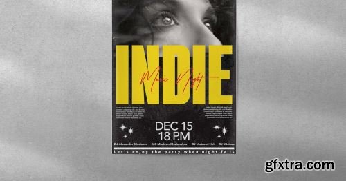 Indie Music Flyer Design Pack