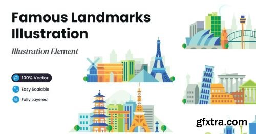 Landmark Illustration 15xEPS