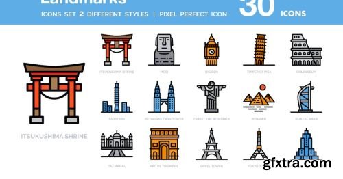 Landmark Illustration 15xEPS