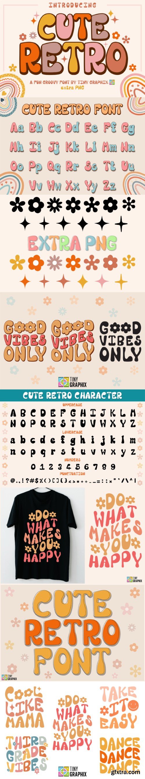 Cute Retro Font