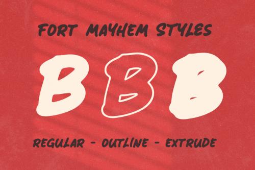 Deeezy - Fort Mayhem - Bold Marker Font