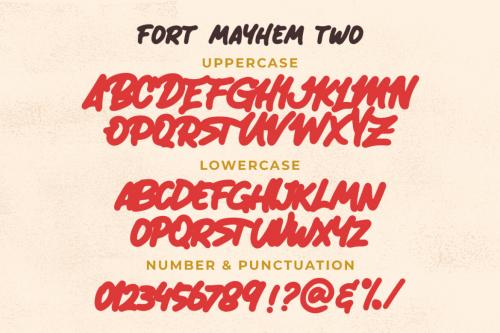 Deeezy - Fort Mayhem - Bold Marker Font