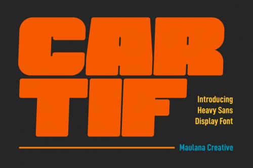 Deeezy - Cartif Heavy Bold Sans Display Font