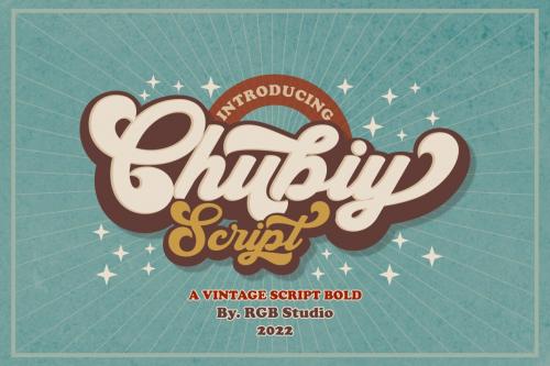 Deeezy - Chubiy - Retro Font