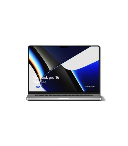 Creatoom -  MacBook Pro 16 Mockup V3 Front View