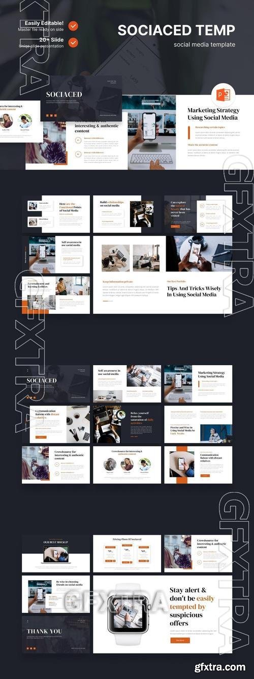 Sociaced - Social Media Powerpoint Template D9HLAHY