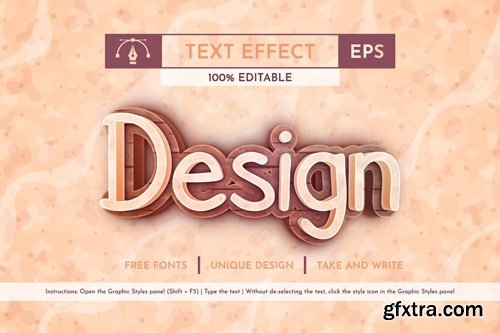 Potato - Editable Text Effect, Font Style UPA34Y8