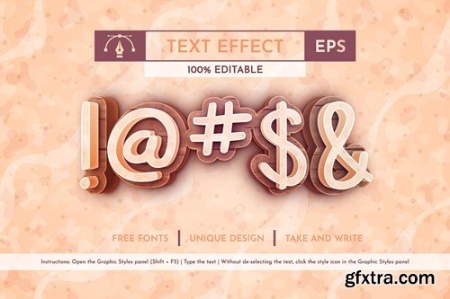 Potato - Editable Text Effect, Font Style UPA34Y8