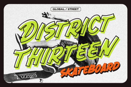 Deeezy - Global Street - Bold Display Font