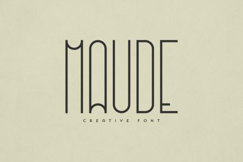 Deeezy - Maude creative font