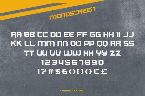 Deeezy - Monoscreen Modern Font