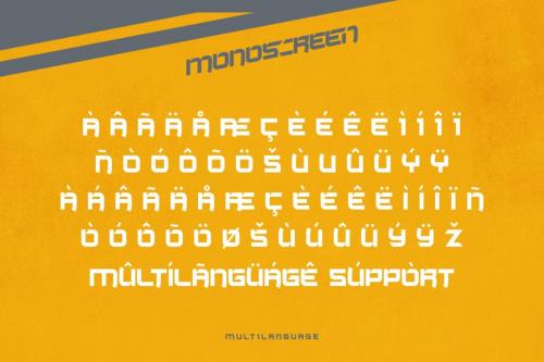 Deeezy - Monoscreen Modern Font