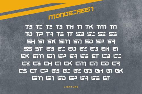 Deeezy - Monoscreen Modern Font