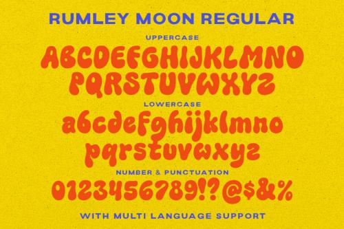 Deeezy - Rumley Moon -Groovy Hipster Font