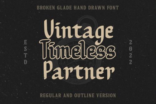 Deeezy - Broken Glade - Hand Drawn Typeface