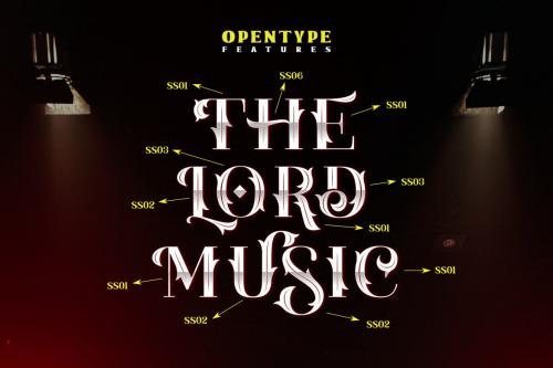 Deeezy - The Lord Music / Decorative font