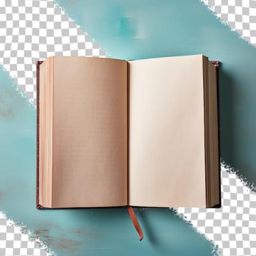 Book Open On Transparent Background