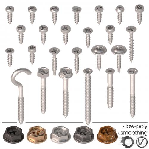 Screws, self-tapping screws - Set-3